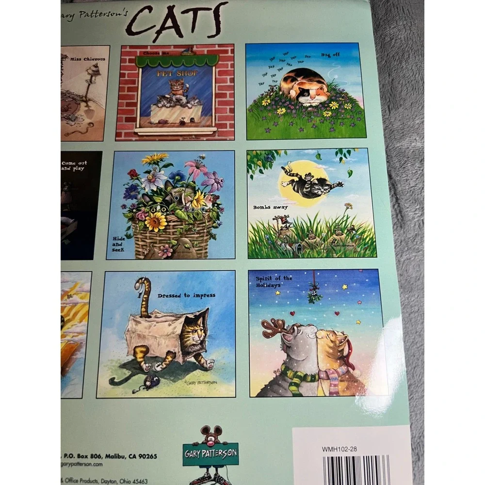 Gary Patterson Cats 2006 16 Calendar Vintage Funny Cat Art Hometown Graphic